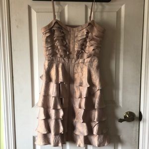 Nine West Size 4 Champagne Cocktail Dress